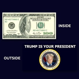 Trump is your President Prank Bills - Featuring Trump's Presidential Portrait:_250