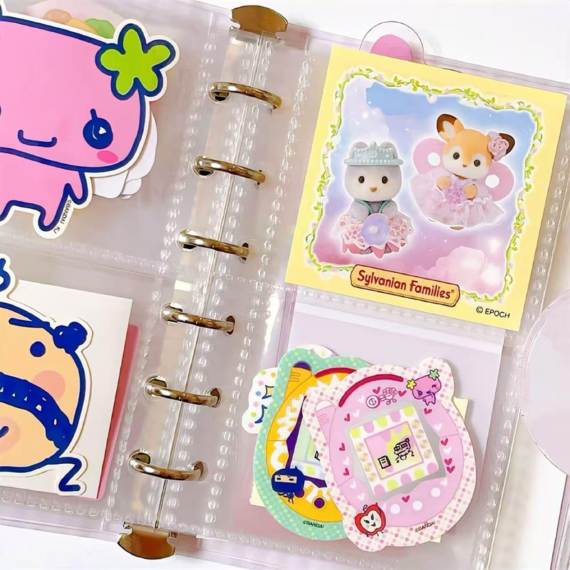 Tourmono Seal Book, A7 Storage Binder, Sticker Binder, For Girls,