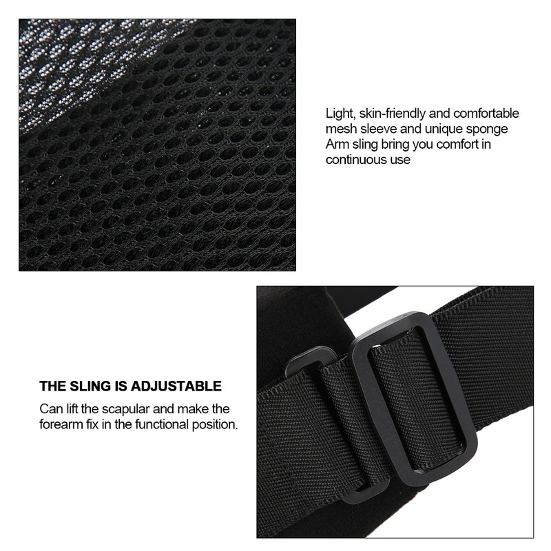 Breathable Shoulder Abduction Belt Rotator Cuff Support Arm Sling for