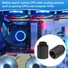 sourcing map 4pcs Water Cooling Adapter G1/4" Thread Male to