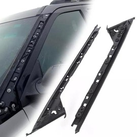 Left and Right Side Outer and Inner Windshield A Pillar Molding Trim Set Fits for 2011-19 Ford Explorer