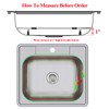 Orgneas Sink Protectors for Kitchen Sink, Universal Double Bowl Sink