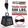 Rope Ratchet Heavy Duty 1/2" Hoist with Locking Pulley, Adjustable