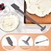Silicone Jar Spatula, 36cm Long Handle Food Scraper for Jars,
