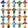 PerKoop 60 Pcs Easter Religious Cross Shaped Bookmarks Bible Verse