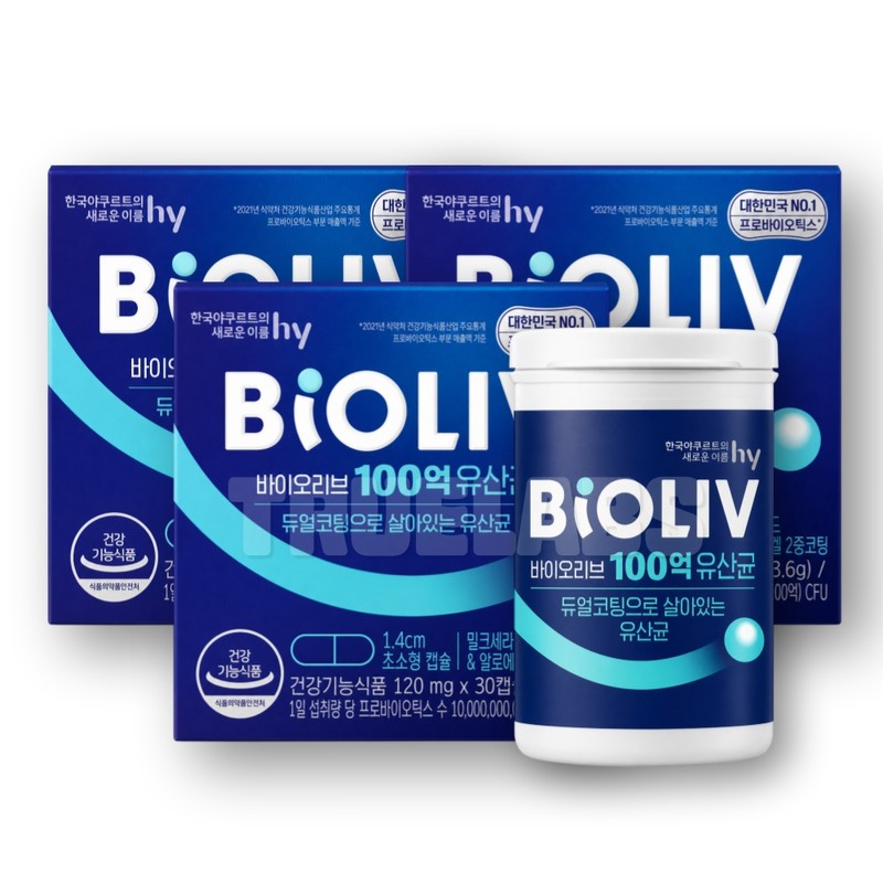 BioLive 10 billion lactic acid bacteria 3 boxes hy Korea