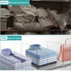 Aolloa 8 PCS Shelf Dividers for Closet Organization Acrylic Clear