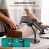 Anyeast Barcode Scanner with Stand, Bluetooth and Wireless Barcode Scanner,
