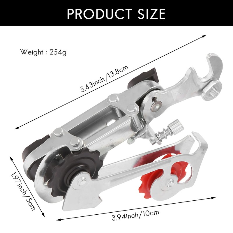 Jevina Racing Bicycle Part Silver Tone Metal 3-7 Speed Rear