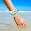 FAERLIIRY Surfer Bracelets Summer Beach Preepy Bracelets Starfish Dolphin Shell