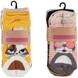 Lieblingstrumpf24 Children's Socks for Boys and Girls, Cotton, Pack of 10 Pairs - Sneaker Socks Girl's Animal Mix, size: 35-38