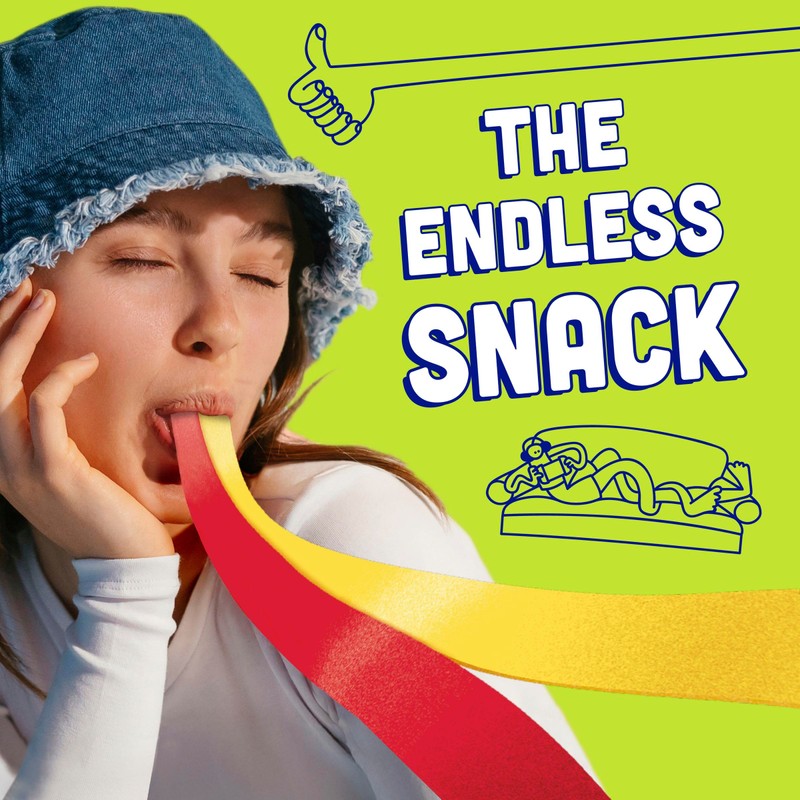 Fruit By The Foot Splitz Fruit Flavored Snacks, Watermelon and