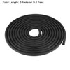 sourcing map Foam Rubber Seal Weather Strip 6mm Diameter 3