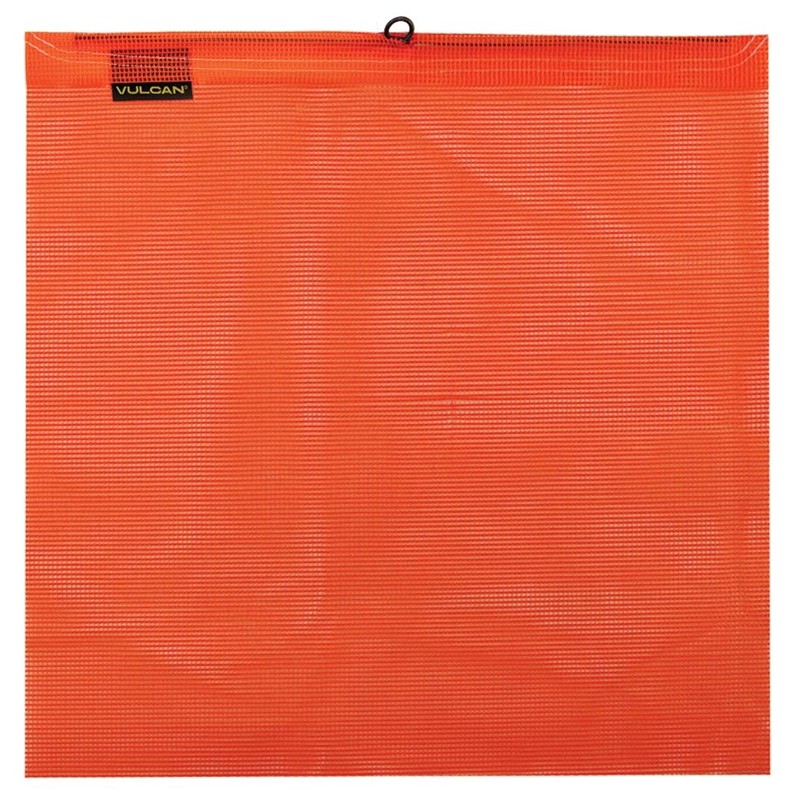 VULCAN Safety Flag with Wire Loop - Bright Orange -