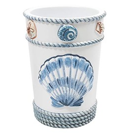 Sweet Home Collection Bathroom Accessories Sets Unique Collections Modern Classic Contemporary Decorative Beautiful Designs Bath Shower Tub Décor, Tumbler, Beach Life
