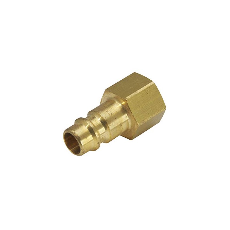 Coupling Plug NW5 with Internal Thread M 8, Material: Brass