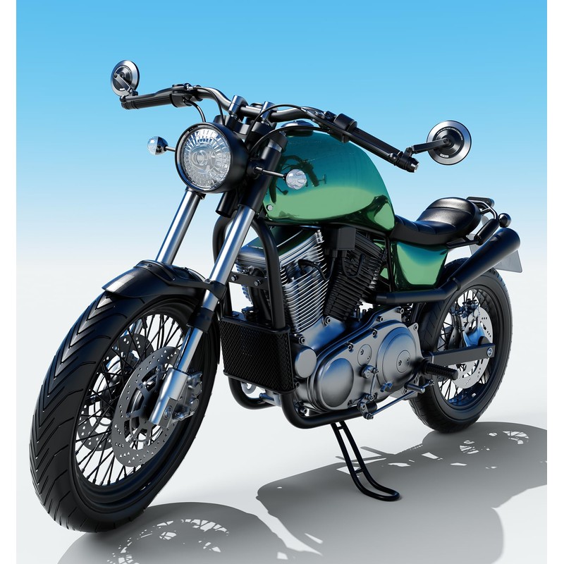 VAZESWIN Aluminum Alloy Rainproof Motorcycle Bar End Mirrors, CNC Machined