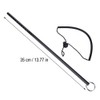 Aluminium reef rod diving stick with hand strap (black), black