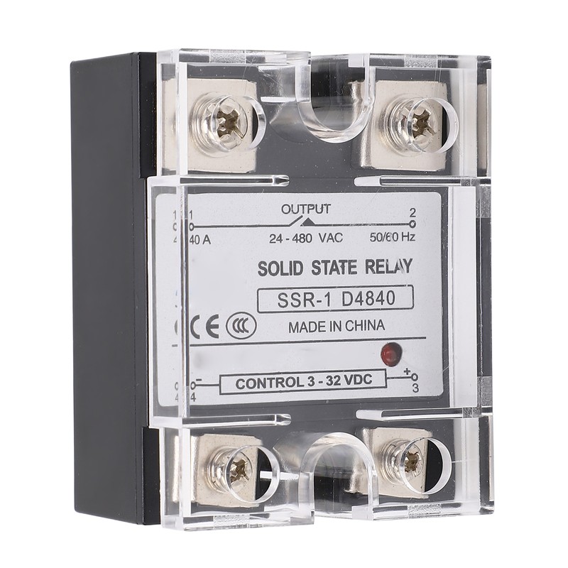 Solid State Relay SSR Industrial Systems 40A DC to AC