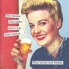 Humorous Cocktail Napkins for Women - Anne Taintor Funny Assorted