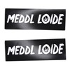 Meddl Loide Car Sticker Haevy Metal Outdoor Rectangular Hard Blues
