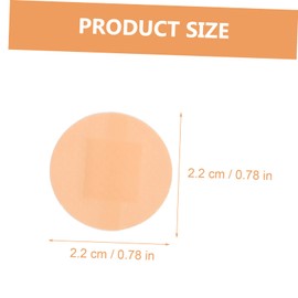 TOVINANNA 200pcs Patch Pads for Round Wounds Safe Cotton Pe Material Hypoallergenic for Ages