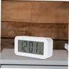 FUNOMOCYA Upgrade Temperature LCD Alarm Clock Mute Mini Smart Digital