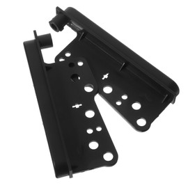 OSALADI 2pcs Double Din Dash Radio Mounting Trim Bezel for Car Audio Installation Easy to Install Compatible and Models