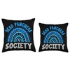 Dead Pancreas Society Throw Pillow
