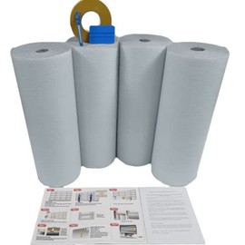 NASATEK Reflective 1 Car White Foam Core Garage Door Insulation Kit 9x7 9x8 R8