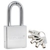 Britanium® SFE60 Professional Grade Padlock - Chrome Plated Steel with