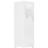 vidaXL Durable White Umbrella Stand, Powder-Coated Steel Rack, Indoor Storage
