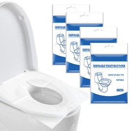 EYVRPAU 4 Pack Disposable Toilet Cover Washable Protect Public Toilet Seats