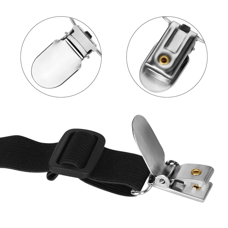 O-Kinee Pack of 4 adjustable bed sheet straps, adjustable bed