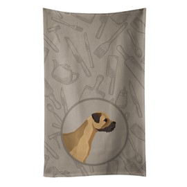 Caroline's Treasures CK2170KTWL Border Terrier in The Kitchen Kitchen Towel