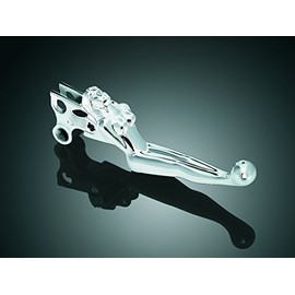 Kuryakyn 1049 Motorcycle Handlebar Accessory: Girl Silhouette Clutch and Brake Trigger Levers for 1996-2017 Harley-Davidson Motorcycles with Cable Clutch, Chrome, 1 Pair, Black