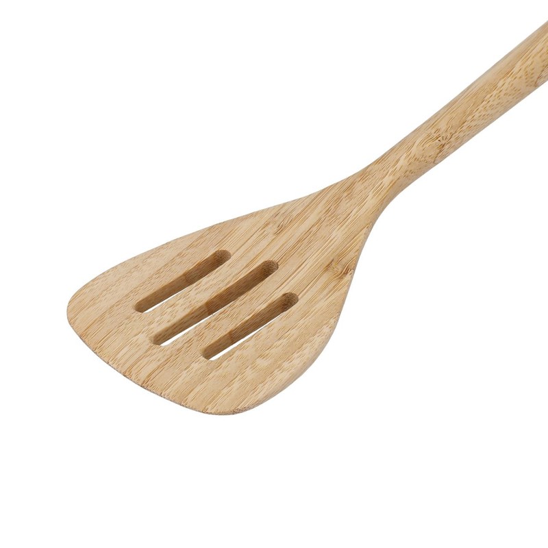 KitchenAid KQG602OHBBE Bamboo Slotted Turner, 32.5 cm