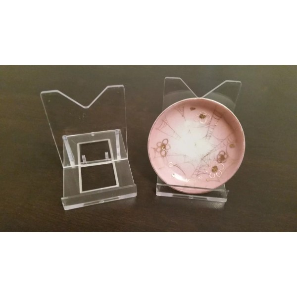 DisplayStore *5 Adjustable 3-1/8" Display Stand Easel Plate Saucer China