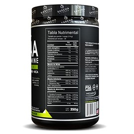 Sascha Fitness Suplemento Alimenticio BCAA sabor Lima Limón 350g