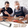 PATIKIL Album-Scrapbook Extension Posts Screws, 20 Pcs M3*9 Stainless Steel