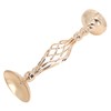 Table Candlestick Ornament Iron Twisted Curb Candle Holder Decorative Ornament