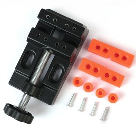 bath & bath Small Vise Desktop Vice DIY (For Fine Working!) Plastic Model Figures, Crafts, Jewelry Making, Tabletop Vice, Firmly Fixed, Maximum Opening Width 2.1 inches (54 mm)
