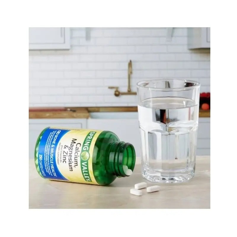 Calcio Magnesio Zinc Vitamina D3 250 Caps Multivitaminico Sabor Neutro