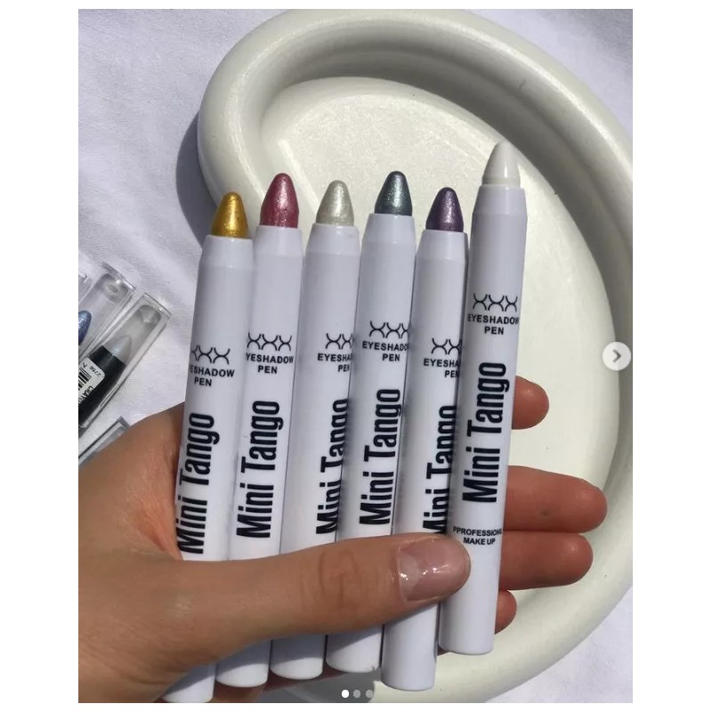 KH Set De 8 Sombras Metalizadas Iluminador Maquillaje Lapiz