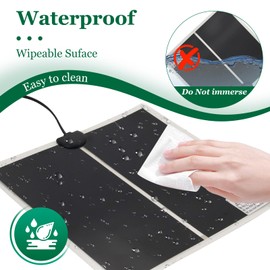 MODUODUO Reptile Heating Mat for Amphibians Tortoises Gecko Snake,Under Tank Heater (14W)