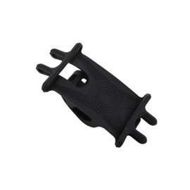 Silicone Bike Phone Holder with Flexible & Adjustable Strap - 3"-6" Motorcycle Phone Mount for Handlebar - Universal Phone Holder for Bike, Scooter, Stroller, Car Steering, Treadmills & Shopping Cart