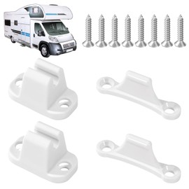 2 Stück Türfeststeller Wohnmobil,Wohnwagen Türfeststeller,Türhalter Wohnmobil,Wohnwagen Zubehör,Türfeststeller,Mit Schrauben, Passend für Wohnmobile und Caravans, Wohnmobile und Boote