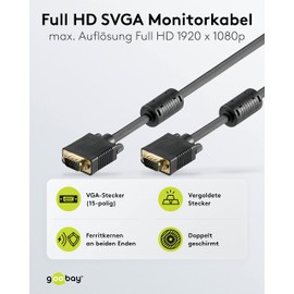 Wentronic 5m SVGA XGA 500 Monitor Cable