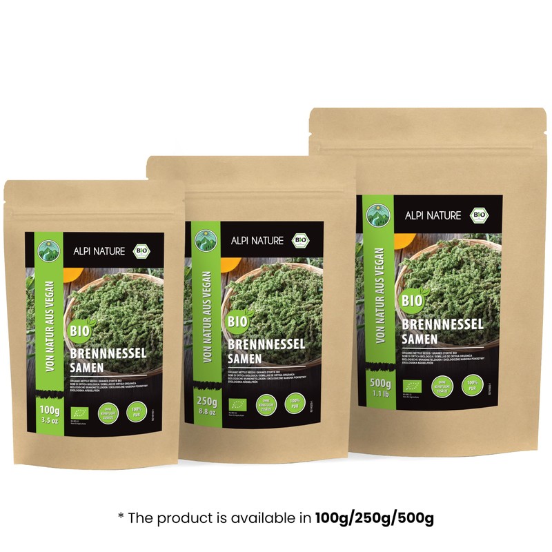 Alpi Nature Nettle Seeds Organic 100 g, Nettle Seeds Dried