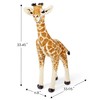 Melissa & Doug Lifelike Plush Standing Baby Giraffe Stuffed Animal